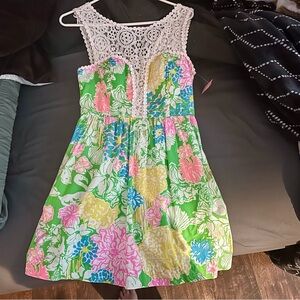 Lily Pulitzer floral dress size 2
